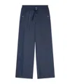 Dries Van Noten Drawstring Side-pocket Trousers In Blue