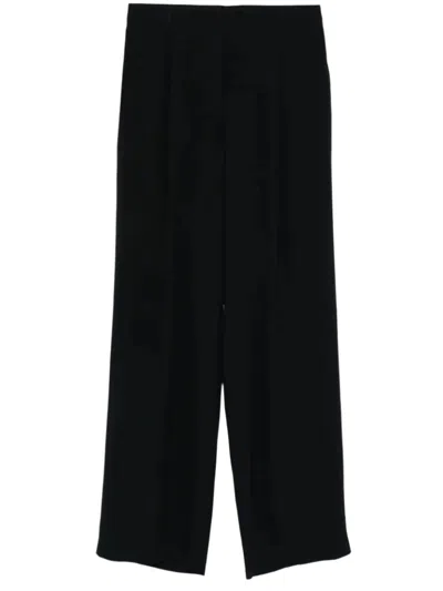 Dries Van Noten Loose Pleated Pants In 900 Black