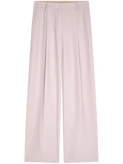 Dries Van Noten Wide-leg Pleated Trousers In Multicolor