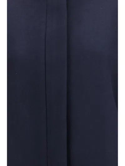 Dries Van Noten Loose-fit Wool Jacket In Navy
