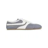 Dries Van Noten Low-profile Blue Sneakers With Contrasting Side Stripes In Gray