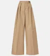 Dries Van Noten Pamplona Wide-leg Pants In Beige