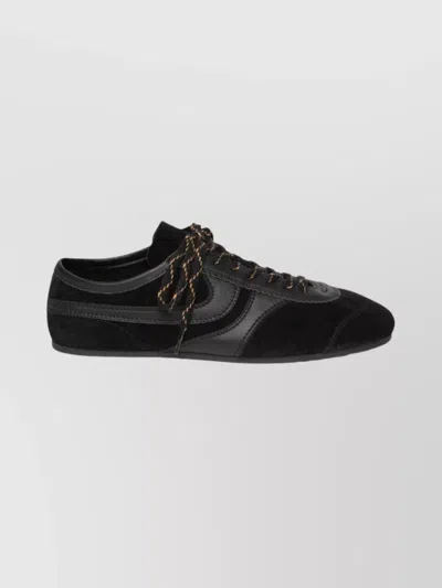 DRIES VAN NOTEN LOW TOP NAPPA LEATHER SNEAKERS