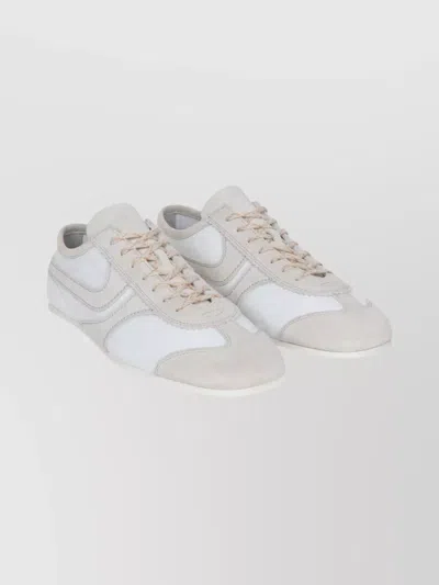 DRIES VAN NOTEN LEATHER LOW-TOP SNEAKERS