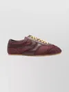 Dries Van Noten Low-top Nylon Running Sneakers With Leather Inserts In Multi