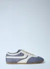 Dries Van Noten Contemporary Low Top Sneakers With Rubber Sole In Blue
