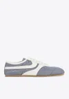 Dries Van Noten Low-profile Blue Sneakers With Contrasting Side Stripes In Blue