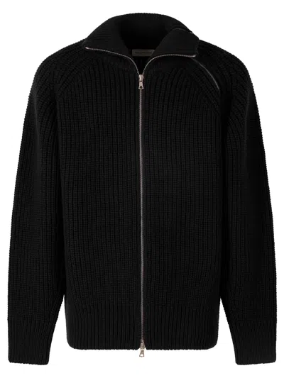 DRIES VAN NOTEN MONTY FULL-ZIP HIGH NECK SWEATER