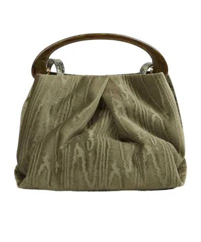 Dries Van Noten Magnetic-clasp Mini Bag In Green