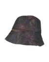 Dries Van Noten Man Hat Charcoal Size S Polyester, Silk, Polyamide In Multi