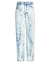 Dries Van Noten Off-white & Blue Tie-dye Jeans In Blue