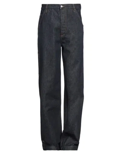 Dries Van Noten Man Jeans Blue Size 33 Cotton