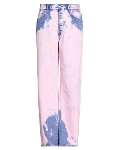 Dries Van Noten Man Jeans Pink Size 31 Cotton