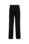 Dries Van Noten Penrud Pinstripe Pleated Wool Trousers In Blue