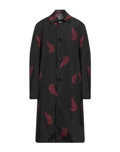 Dries Van Noten Man Overcoat Black Size S Polyester