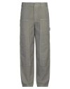 Dries Van Noten Gray Hammer Loop Cargo Pants In Grey
