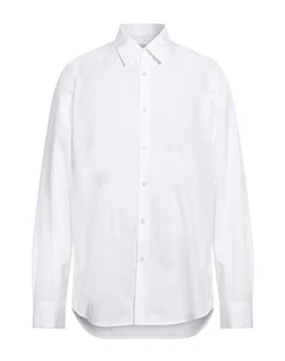 Dries Van Noten Man Shirt White Size 42 Cotton