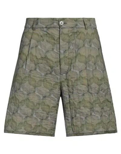 Dries Van Noten Belt-loop Shorts In Gray