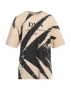 Dries Van Noten Man T-shirt Beige Size Xl Cotton