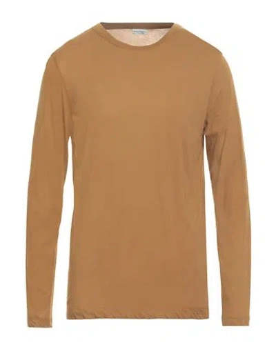 Dries Van Noten Man T-shirt Khaki Size Xl Cotton In Brown