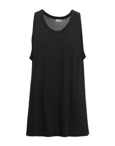 Dries Van Noten Man Tank Top Black Size M Cotton
