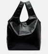 Dries Van Noten Braided-edge Leather Tote Bag In Black