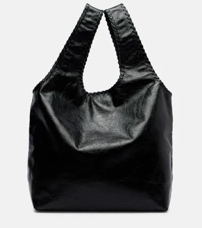 DRIES VAN NOTEN MARCH LARGE LEATHER TOTE BAG