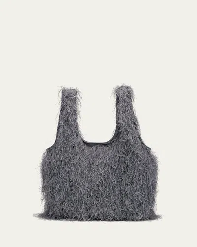 DRIES VAN NOTEN MARCHE SMALL FRINGED TOTE BAG