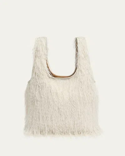 DRIES VAN NOTEN MARCHE SMALL FRINGED TOTE BAG