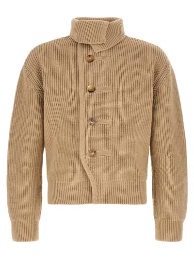 Dries Van Noten Marino Cardigan In Beige