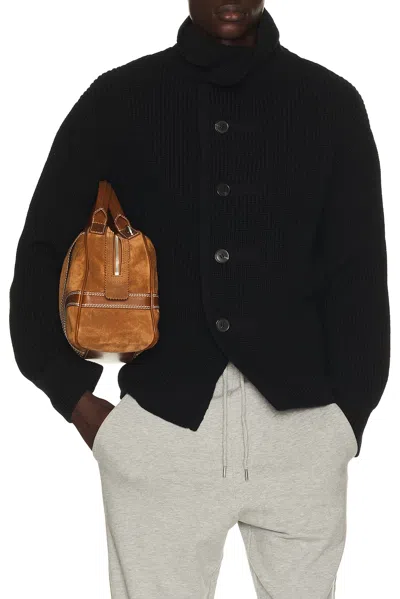 Dries Van Noten Marino Cardigan In Black