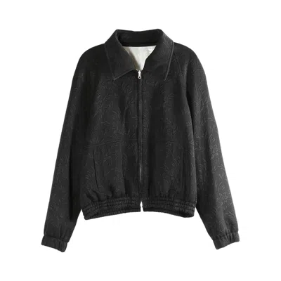 Pre-owned Dries Van Noten Matlesse Jacquard Jacket 'black' | Men's Size Xl