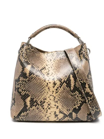 Dries Van Noten Matt Python Medium Tote Bag Bags