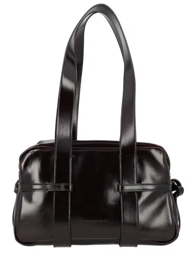 Dries Van Noten Medium "bowling" Bag In Black