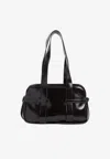 Dries Van Noten Medium Bowling Shoulder Bag In Red