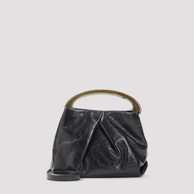 Dries Van Noten Medium Shoulder Bag With Flap In Black
