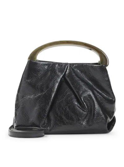 Dries Van Noten Medium Shoulder Bag With Flap In Black