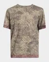 Dries Van Noten Men & Apos;s Hubba Printed Cotton T-shirt In Gray