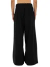 Dries Van Noten Black Pleated Sweatpants In Black
