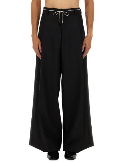 Dries Van Noten Pants With Pleats In Black