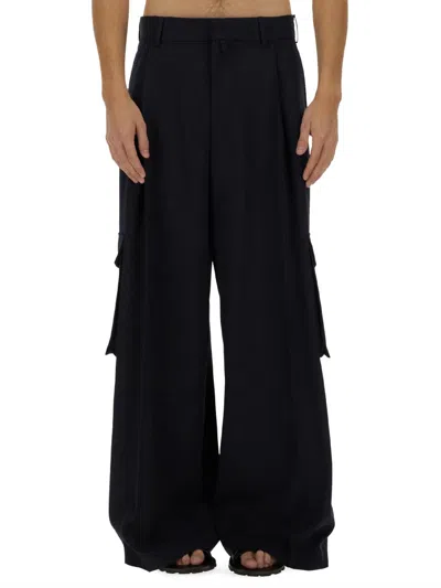 Dries Van Noten Men Cargo Pants In Black