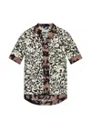 Dries Van Noten Short-sleeve Abstract Pattern Shirt With Camp Collar In Multi