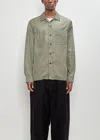 Dries Van Noten Men Cornish Shirt In Khaki