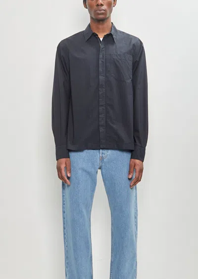 Dries Van Noten Men Corran Gd Shirt In Navy