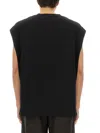 Dries Van Noten Men Cotton T-shirt In Black