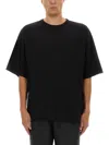 Dries Van Noten Crew Neck Short Sleeve Cotton T-shirt In Black
