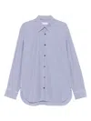 Dries Van Noten Croomd Shirt In Blue