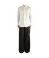 Dries Van Noten Men Curles Embellished Shirt In White