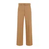 Dries Van Noten Belted Straight-leg Wool-blend Pants In Brown