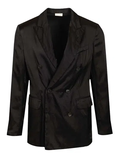 Dries Van Noten Double-breasted Jacket Jackets Black